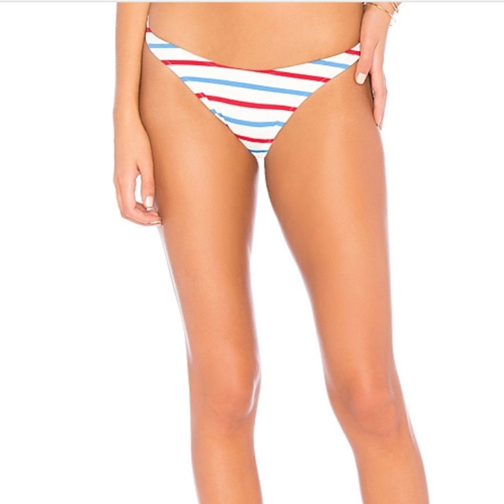 Solid & Striped Red bathing suit bottoms